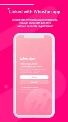 Whosfan Store android App screenshot 3